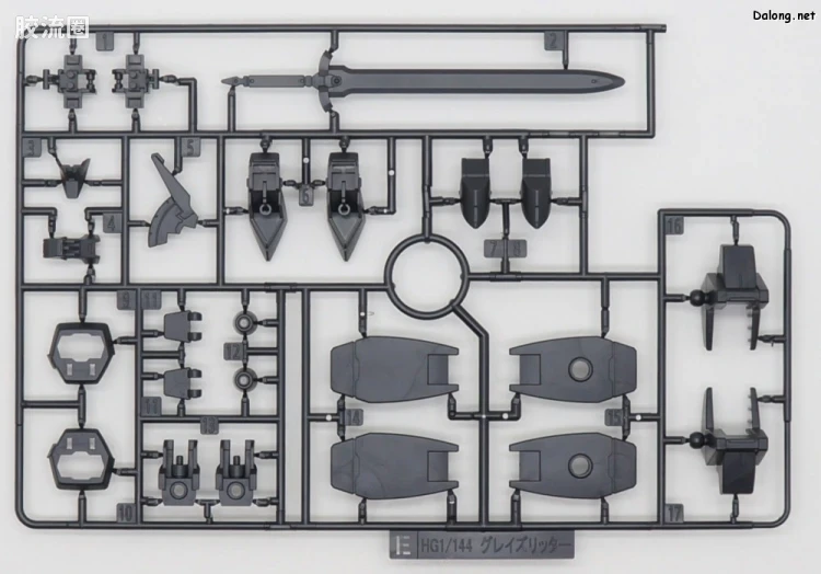 高达铁血的奥尔芬斯 HG 1/144 网络限定版 格雷兹 骑士型 麦基利斯队机 - 图片
